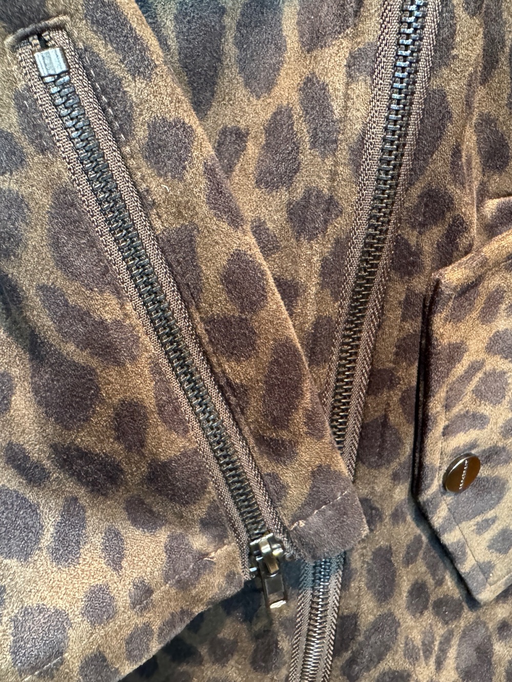 Sanctuary Cheetah Print Moto Jacket - Picture 7 of 8